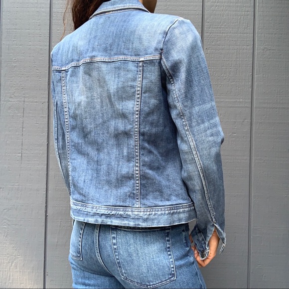 SOLD!!J.Crew button down denim jacket Sz S - Picture 4 of 6